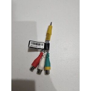 Samsung BN39-02189A AV Adapter 3.5mm to RCA Composite Cable
